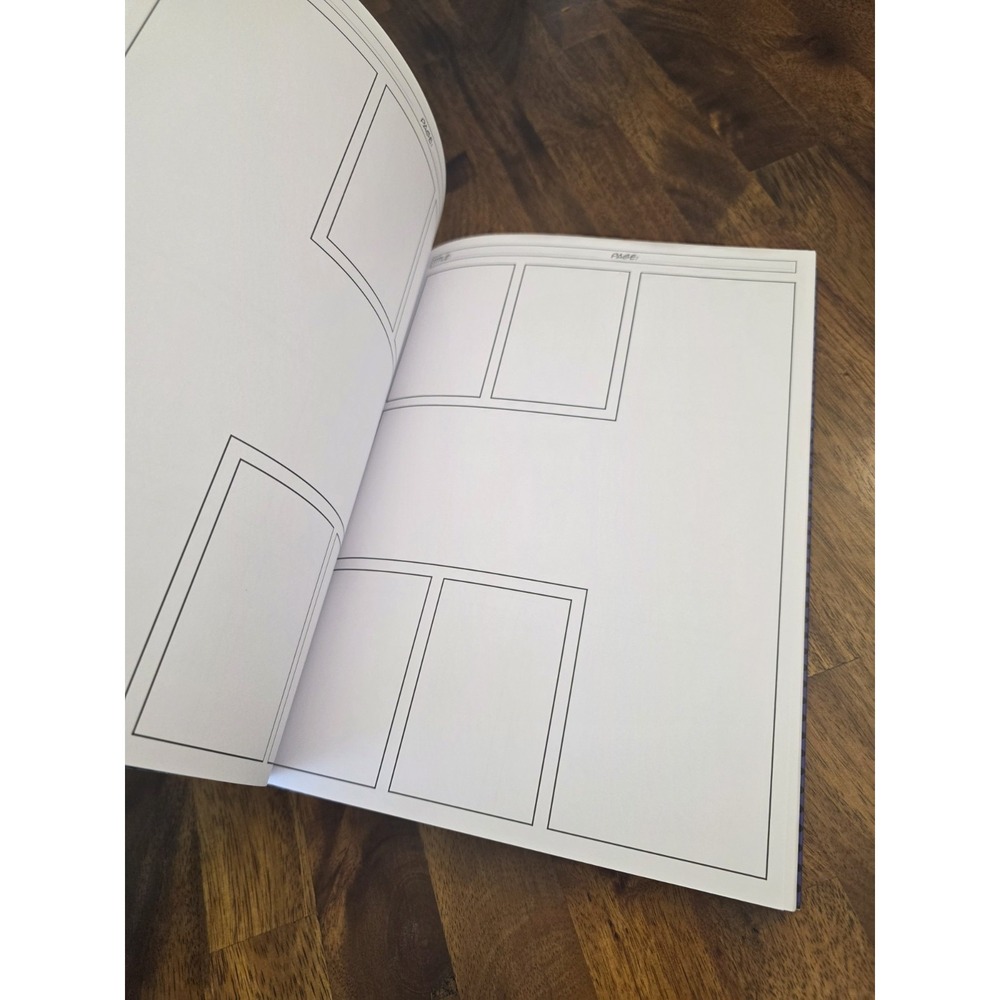 Comic Sketchbook by Piccadilly Create Your Own Comic DIY Paperback NEW - Picture 8 of 10